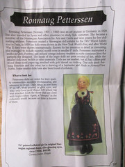 VTG Ronnaug Petterssen Norwegian Cloth 8″ Doll