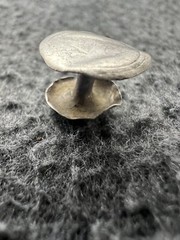 Silver Cufflink/Button. Treasure Item But Disclaimed. Paperwork Included. (e68)