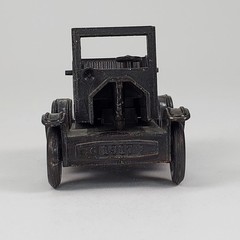 Vintage Die Cast Metal 1917 Antique Car Pencil Sharpener Bronze Tone Miniature