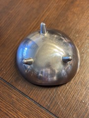 Stainless Steel Tri-Corner 5” Trinket Bowl Made In Denmark