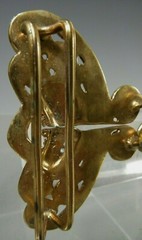 Pre Columbian STYLE Tairona Tumbaga Noserings Converted Belt Buckle ca. 20th c.