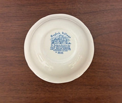 Blue & White English Village By Salem China Co. Olde Staffordshire 4″ Small Bowl
