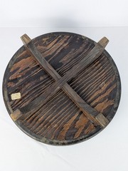 Norwegian Wooden Ale Bowl Norway Viking Vessel Trinket Candle Tray Metal Stamped