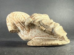 MUSEUM QUALITY ANCIENT PRE COLUMBIAN STONE CARVED TAINO STATUE FIGURINE C 900AD