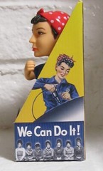 NEW ROSIE THE RIVETER WE CAN DO IT! BOBBLEHEAD 2016 7 1/2″ H ARCHIE MCPHEE 8YR+