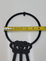 Vtg HOMCO Home Interiors Wall Hanging Metal Keys Wall Decor 1994-BL