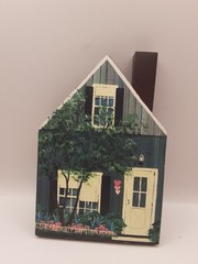 Vintage Shelf Sitter House #35 JA Tidd My Mind’s Eye Series Shortsville NY