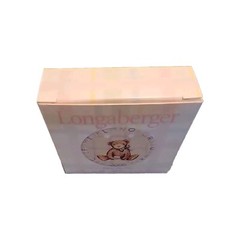 LONGABERGER 2000 Baby Alphabet Teddy Tie-On Trim Your Basket NIB 36293