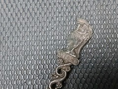 UNTESTED Souvenir Spoon Greece Athens Greek Athena Athina 800 825 Silver AS IS