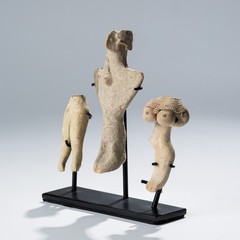 Ancient Near Eastern Pottery Fragments Figures Idols