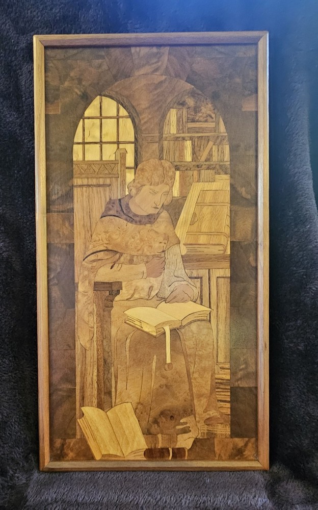 Wooden Marquetry By William BADER, Asheville, NC, signed
