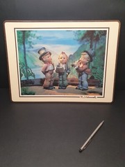 Vintage Pimpernel Placemat – Singing children – Made in England ARS Switzerland