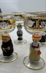 Goebel Hummel Western Germany Assorted Glassware Decorative Bell Pieces Of 9