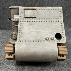 Vintage c1950 Electric Steel Military Tank Homemade Craftsman Little Willie READ