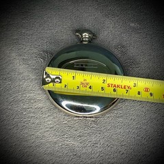 Dalvey – Pocket Compass – World Map – Stainless Steel – 1993 – Made In Scotland