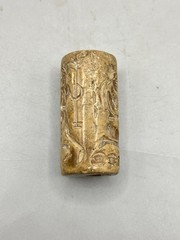 Near eastern Seal Collectibles Stone Intaglio Carved Signet Historical Seal Bead
