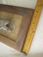 Authentic Pre- Columbian Artifact Mazatlan Mexico 7″ Figurine Mounted and Framed
