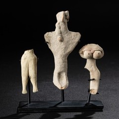 Ancient Near Eastern Pottery Fragments Figures Idols