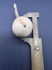 Rare Ancient Old Alabaster Stone Bactrian Bead From North Afghanistan