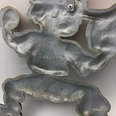 Boy Baseball Players Wall Art Hangers Plaques Vintage Set Of 2 Sexton Cast Metal