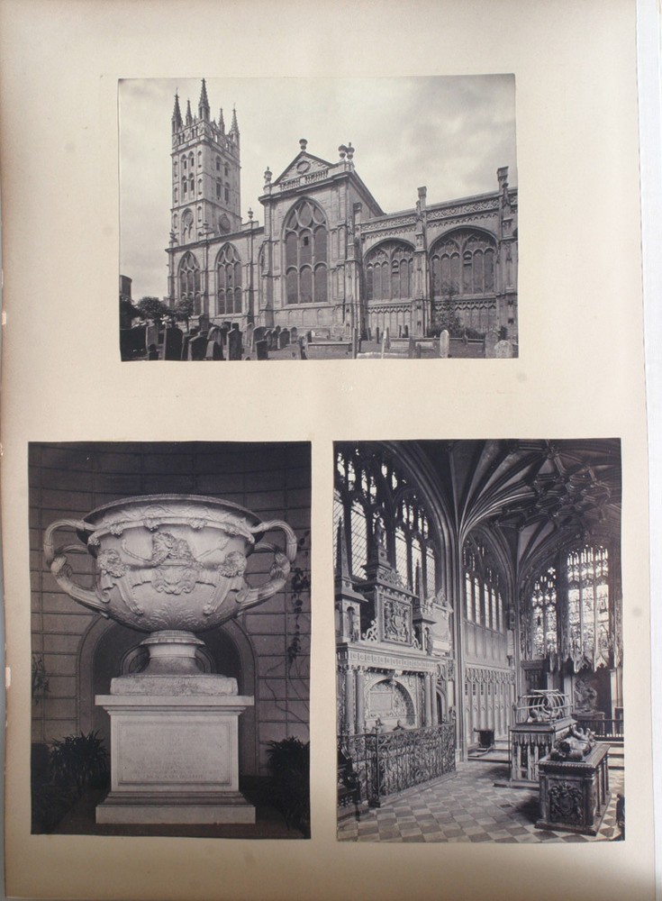 SET OF SEVEN 1870S ALBUMENS OF BEAUTIFUL ENGLISH ESTATES VILLAGE