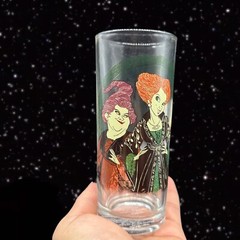 DISNEY HOCUS POCUS 10oz Glasses Sanderson Sisters Halloween 6”T 2.5”W Set Of 4