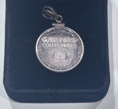 new old stock 1978 Garfield 1/10 oz. .999 Silver Bullion Necklace Coin Pendant