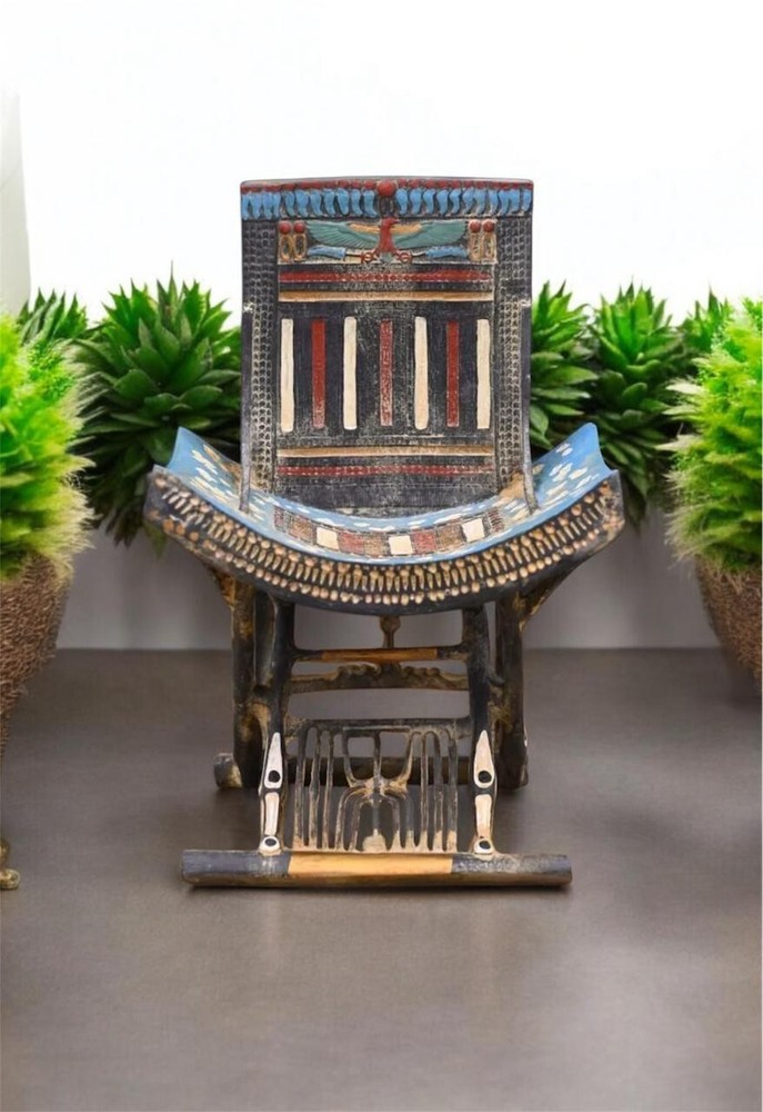 Egyptian Antiquities throne chair throne of the king tutankhamun Rare BC