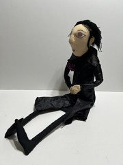 Wicked Webster Vampire Doll Is 25 Inches Tall Gothic Rag Halloween Decoration