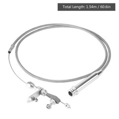 700R4 Kickdown Cable to LS Throttle Body 60″ Braided Plastic Detent Cable