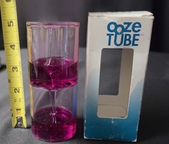 Vintage 1990’s Ooze Tube Liquid Motion Gel Timer – Neon Pink Unused in Box