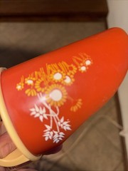 Avon Country Kitchen Soup Scoop Decoration Orange Flowers
