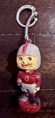 Ohio State Football Key Chain Lot – Bobblehead, Helmet, Player, & Ohio Stadium