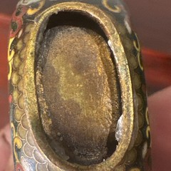 A stunning 19th Century Chinese cloisonne snuff bottle 276