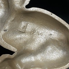 1976 homco cast Metal football players USA Made Wall Hangers… Aluminum?