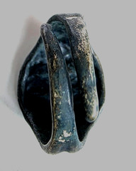 300 BC Ancient Greek Silver Ring Pluto of god who presides over the afterlife