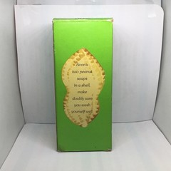 Avon Mr. Peanut Nutty Soap Dish W/2 Bars Of Soaps Original Box Vintage NOS