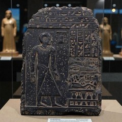 Ancient Egyptian Relief Scene with Hieroglyphics Rare Pharaonic Antiquities BC
