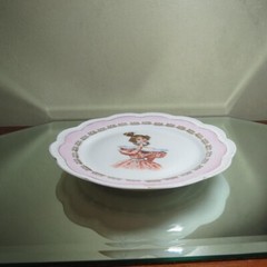 Antique Zeh Scherzer Bavarian Edwardian Lady Plate