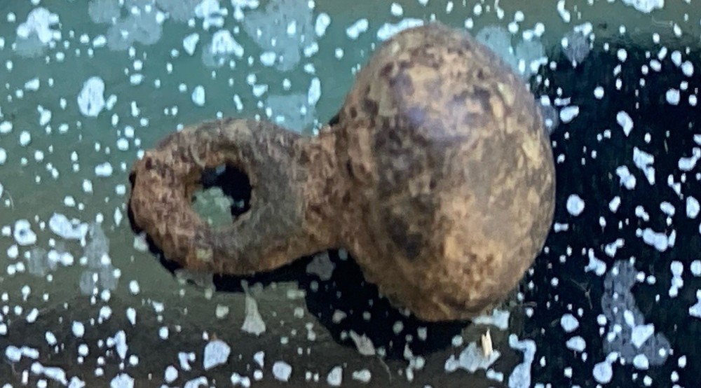 TUDOR Bronze Button Metal Detecting Find 15th-16th Century