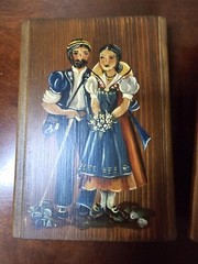 Vintage Wall Plaques From Switzerland, Set Of Three, Size: 3 1/2″w X 7 1/2″l…
