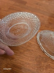 Vintage Avon Classic Fostoria Lead Crystal Egg Trinket Dish Mother’s Day 1977
