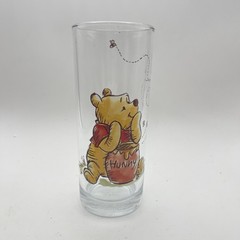 Disney Glass Winnie the Pooh Tall Tumbler Glassware 10 Oz