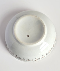 Antique Victorian Brown Transferware Soap Dish w/Lid Alton Pattern W&C Co Hanley