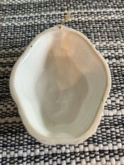 Vintage Hand-Painted Ceramic GrapeMold Wall Hanging Pastel Cottagecore Kitchen