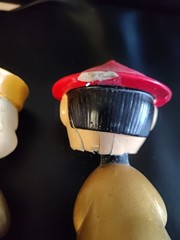 Vintage CDGC Pair of Asian Female Male Mandarin Bobbleheads – Japan