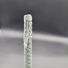 Rare Antique Whimsy Parade Cane Light Blue End Of Day Blown Twisted Glass Rod