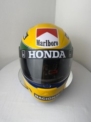 1988 Tribute Custom Painted Helmet – Iconic Yellow Design – Full Size