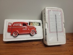 Red Cica Cola Delivery Truck Hamilton Collection Make Mine a Coke Limited Ed.