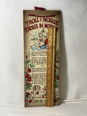 Trolls In Norway Vtg Wall Hanging Decor Made in Norway Perfect